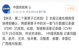 目前還未找到第二部黑匣子