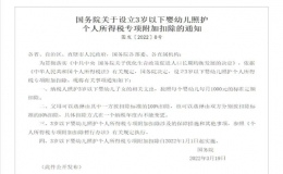 設(shè)立三歲以下嬰幼兒照護個人所得稅專項附加扣除