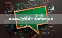 戴維斯杯 西班牙主場戰(zhàn)勝塞爾維亞