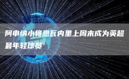 阿申納小將恩瓦內(nèi)里上周末成為英超最年輕球員