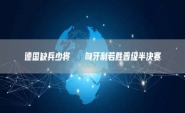 德國缺兵少將   匈牙利若勝晉級半決賽