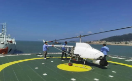中國艦載無人直升機完成船載試飛