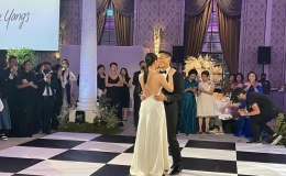 楊祐寧婚禮內(nèi)場(chǎng)照曝光 新郎新娘互喂蛋糕愛(ài)意滿(mǎn)滿(mǎn)