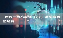 ?世界一級方程式（F1）賽車兩場墊場賽