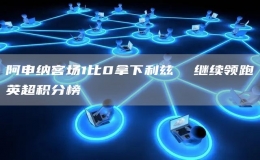 阿申納客場1比0拿下利茲  繼續(xù)領(lǐng)跑英超積分榜