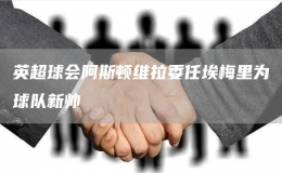 英超球會阿斯頓維拉委任埃梅里為球隊新帥