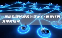  王楚欽和孫穎莎分獲WTT世界杯男女單打冠軍
