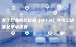 女子職業(yè)網(wǎng)球協(xié)會(huì)（WTA）年終總決賽女單半決賽