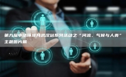 第九屆中法環(huán)境月武漢站系列活動(dòng)之“河流、氣候與人類”主題圖片展