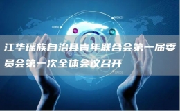 江華瑤族自治縣青年聯(lián)合會(huì)第一屆委員會(huì)第一次全體會(huì)議召開