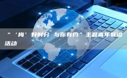 “‘梅’好時分 與你有約”主題青年聯(lián)誼活動
