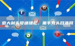 意大利頭號(hào)通緝犯、黑手黨頭目落網(wǎng)