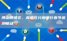 佛山順德區(qū)、高明區(qū)分別舉行春節(jié)巡游活動