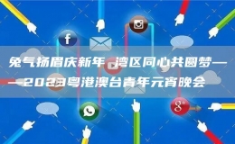 兔氣揚眉慶新年 灣區(qū)同心共圓夢——2023粵港澳臺青年元宵晚會