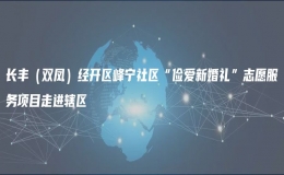長(zhǎng)豐（雙鳳）經(jīng)開區(qū)峰寧社區(qū)“儉愛新婚禮”志愿服務(wù)項(xiàng)目走進(jìn)轄區(qū)