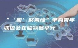 “‘團(tuán)’聚青緣”單身青年聯(lián)誼會(huì)在臨潁縣舉行