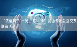 “濃情端午 一見‘粽’情”房山專場公益交友聯(lián)誼活動