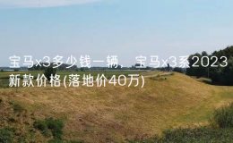寶馬x3多少錢一輛，寶馬x3系2023新款價格(落地價40萬)
