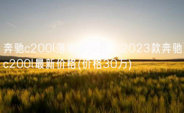 奔馳c200l落地多少錢，2023款奔馳c200l最新價格(價格30萬)